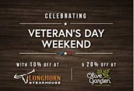 Longhorn Steakhouse Veterans Day