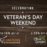 LongHorn Steakhouse Veterans Day Longhorn Steakhouse Veterans Day